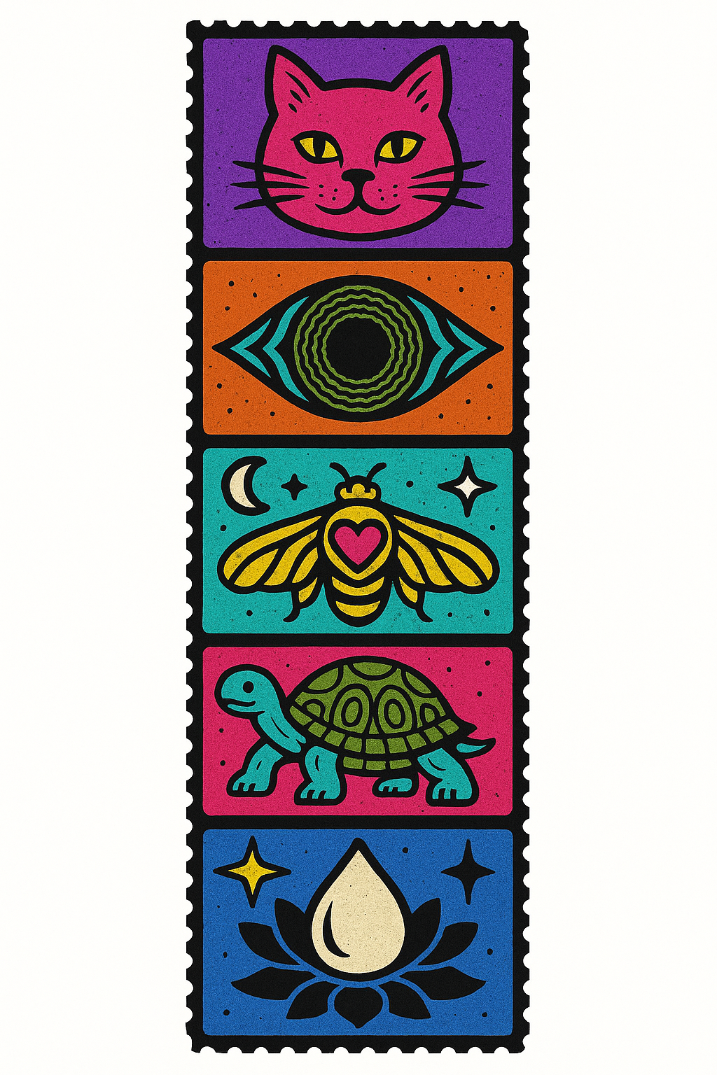 Blotter art expandido y cultura pop